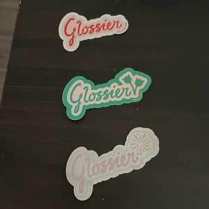Glossier stickers